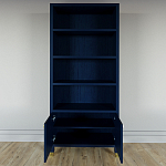 Книжный Стеллаж Elsa Dreams Blue с задней стенкой варинант исполнения - 4 | Loft Concept в Твери