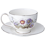 Чайный сервиз из фарфора с рисунком цветов на 6 персон 14 предметов Garden Whisper Porcelain Set  варинант исполнения - 3 | Loft Concept в Твери