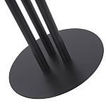 Настольная лампа с тремя прозрачными куполообразными плафонами и черным металлическим основанием Flos Wireline Lighting варинант исполнения - 2 | Loft Concept в Твери