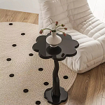 Дизайнерский журнальный стол в виде чёрного цветка Ludox варинант исполнения - 2 | Loft Concept в Твери