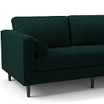 Мебельная ткань Шенилл темно-зеленый цвет 138 см T4-36 варинант исполнения - 10 | Loft Concept в Твери