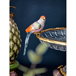 Чаша из прозрачного стекла с фигурками разноцветных попугаев на ободке 38 Eden Garden варинант исполнения - 3 | Loft Concept в Твери