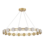 Люстра кольцевая с круглыми светодиодными источниками света Maxine Light варинант исполнения - 8 | Loft Concept в Твери