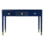 Дизайнерский Письменный стол Elsa Dreams Blue с тремя ящиками варинант исполнения - 5 | Loft Concept в Твери