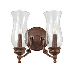 Бра с 2-мя стеклянными плафонами с пузырьками Feiss варинант исполнения - 1 | Loft Concept в Твери