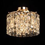 Потолочный светильник круглый с прозрачными подвесками Lunet варинант исполнения - 2 | Loft Concept в Твери