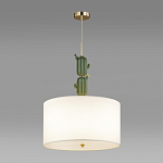 Подвесной светильник с декором в виде кактуса из керамики Opuntia D45 см варинант исполнения - 4 | Loft Concept в Твери