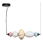 Подвесной светильник фигруный с керамическими элементами 18W LED Fragrant Light варинант исполнения - 3 | Loft Concept в Твери