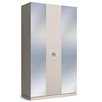 Шкаф трёхдверный с 2-мя зеркальными дверками Satin Furniture варинант исполнения - 1 | Loft Concept в Твери