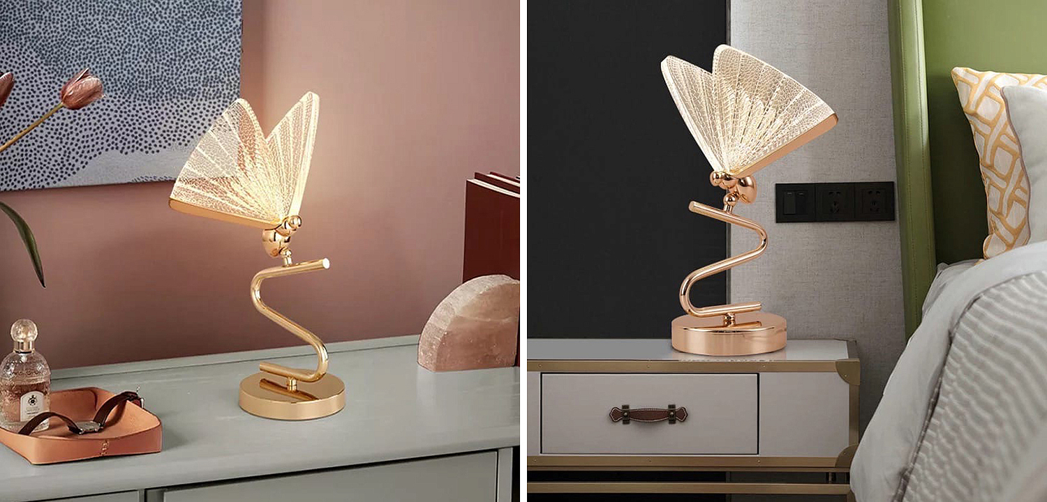 Ночник с Бабочкой Butterfly Table Lamp A Ночник с Бабочкой Butterfly Table Lamp A - Loft-Concept в Твери