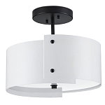 Потолочный светильник круглый светодиодный Semicircular White Panels белый варинант исполнения - 3 | Loft Concept в Твери