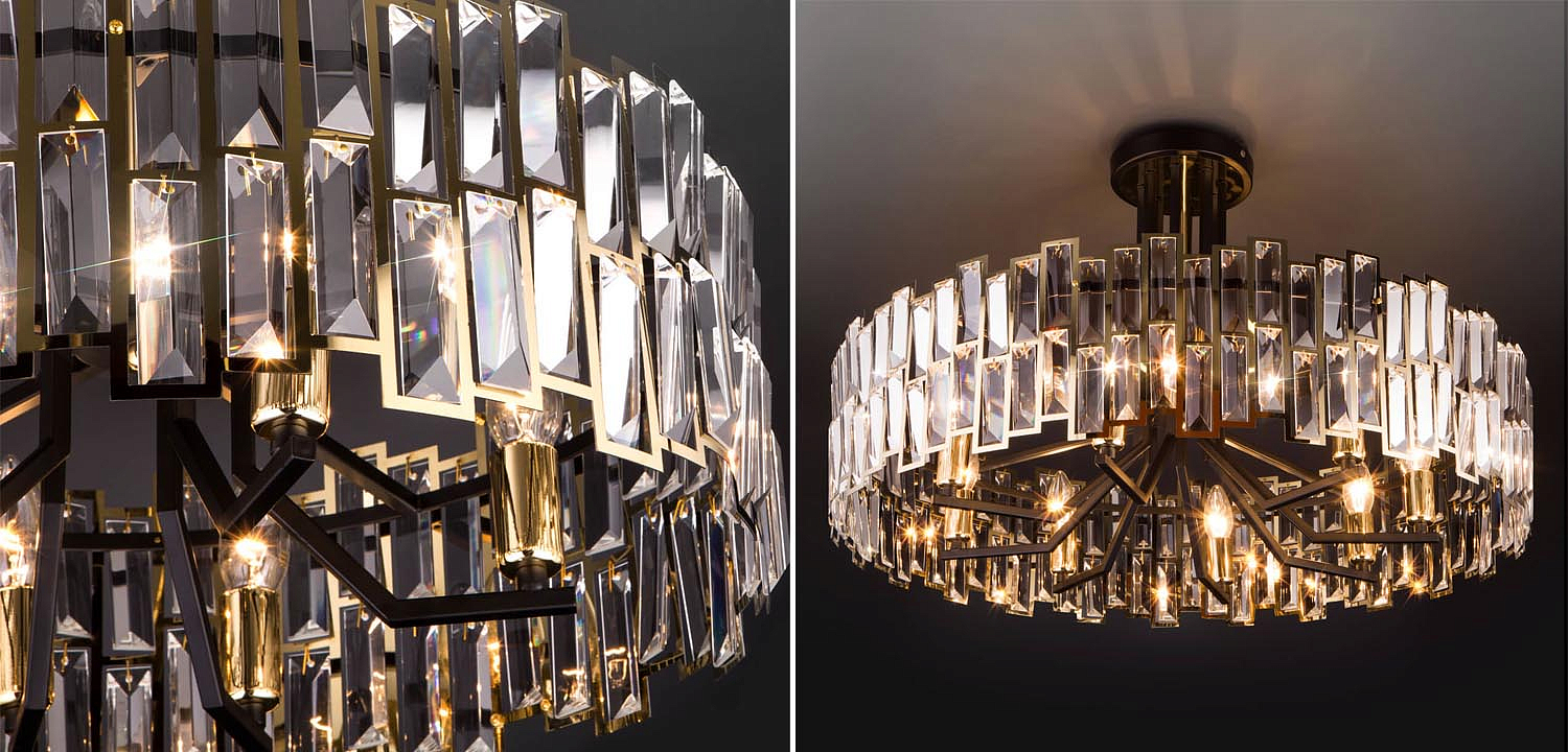 Потолочная люстра Darkness Chandelier gold 71 Потолочная люстра Darkness Chandelier gold 71 - Loft-Concept в Твери