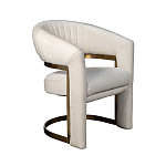 Полукресло Valbonne Chair cream velour варинант исполнения - 2 | Loft Concept в Твери