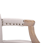Кресло Aubrey Classical Armchair beige flax варинант исполнения - 4 | Loft Concept в Твери
