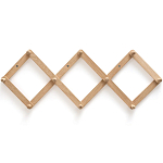 Настенная деревянная раздвижная вешалка Larson Wood Hanger варинант исполнения - 2 | Loft Concept в Твери