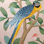 Обои ручная роспись Amazonia Florence Pink dyed silk варинант исполнения - 7 | Loft Concept в Твери