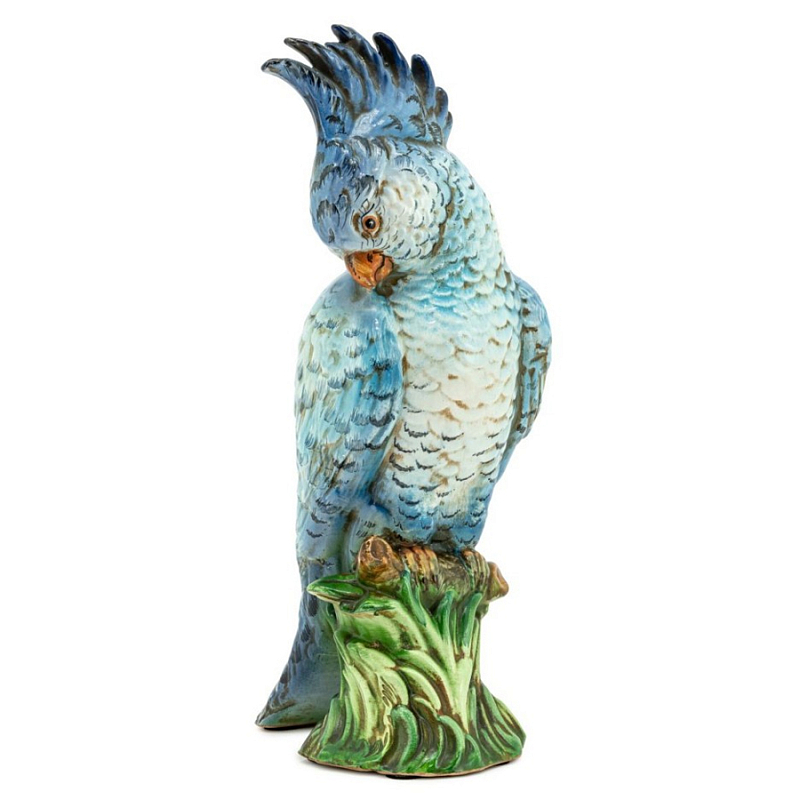 Статуэтка Parrot Blue White Голубой Белый Статуэтка Parrot Blue White Голубой Белый в Твери | Loft Concept