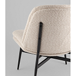 Кресло лаунж Tail молочный варинант исполнения - 3 | Loft Concept в Твери