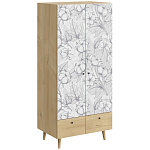 Шкаф с принтом Cotton варинант исполнения - 1 | Loft Concept в Твери