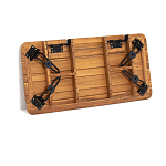 Двухместный диван из акации без подлоконтиков Amra варинант исполнения - 4 | Loft Concept в Твери