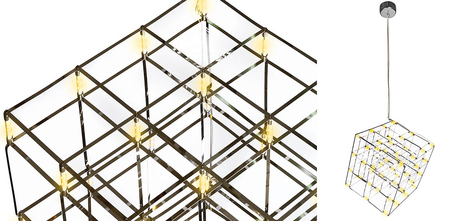 Люстра Moooi Tesseract Yellow lamp S Люстра Moooi Tesseract Yellow lamp S - Loft-Concept в Твери