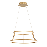 Люстра золотого цвета с 2-мя светодиодными кольцами Eurofase варинант исполнения - 2 | Loft Concept в Твери