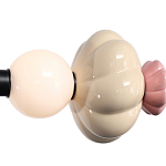 Подвесной светильник линейный с керамическими элементами 24W LED Fragrant Light варинант исполнения - 6 | Loft Concept в Твери