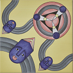 Плитка дизайнерская с узором Дива варинант исполнения - 4 | Loft Concept в Твери