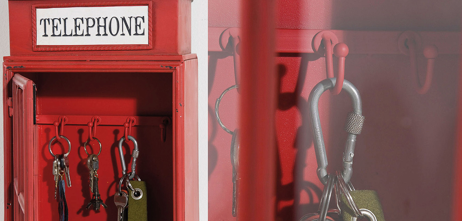 Ключница Red Telephone Box - Loft-Concept в Твери