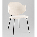 Стул Bellamy букле молочный варинант исполнения - 1 | Loft Concept в Твери