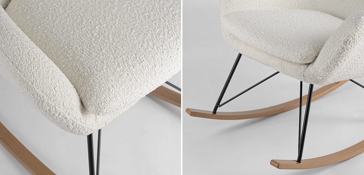 Rocking chair DORIA Кресло-Качалка Rocking chair DORIA Кресло-Качалка - Loft-Concept в Твери
