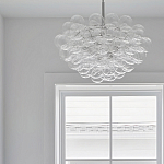 Люстра круглая со стеклянными шарами Airy Chandelier варинант исполнения - 4 | Loft Concept в Твери