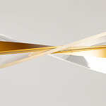 Люстра линейная с изогнутым плафоном Wave Line варинант исполнения - 8 | Loft Concept в Твери