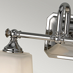 Бра для ванных комнат с квадратными матовыми плафонами на основании цвета хром Feiss варинант исполнения - 3 | Loft Concept в Твери