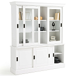 Витрина из массива сосны Cobbett White Wood Showcase варинант исполнения - 4 | Loft Concept в Твери