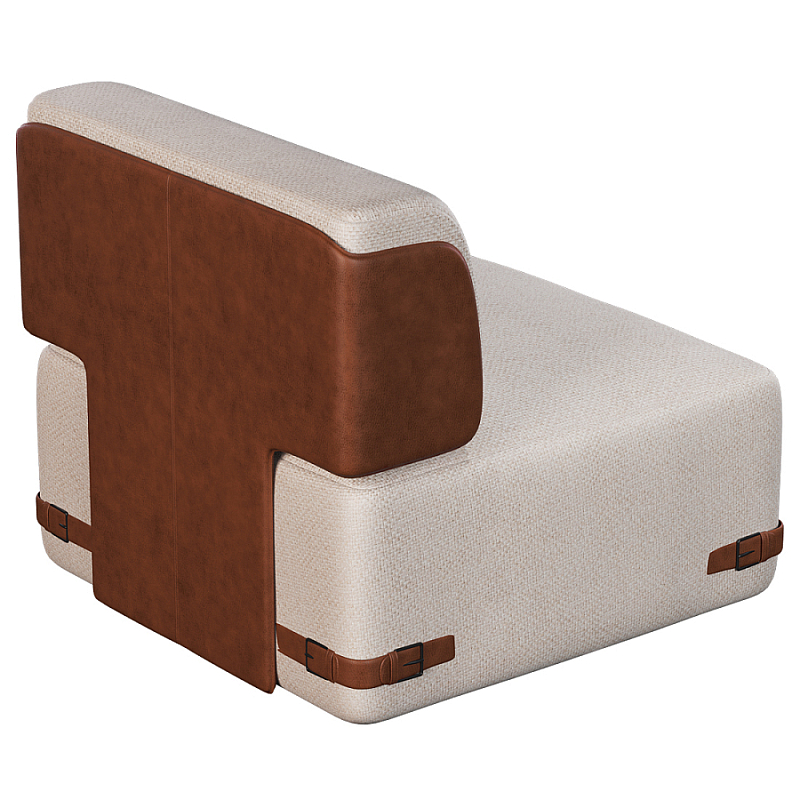 Кресло Richmond без подлокотников Молочный Коричневый в Твери | Loft Concept 