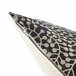 Подушка декоративная черного цвета Blossom Essence Grace варинант исполнения - 3 | Loft Concept в Твери