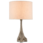 Настольная лампа с корпусом в виде дерева Gray Concrete Trunk варинант исполнения - 3 | Loft Concept в Твери