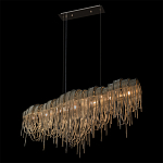 Люстра подвесная с металлическими дугами и длинными цепочками 115 см Atlantis Chain варинант исполнения - 14 | Loft Concept в Твери