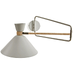 Бра на шарнире Davy Rattan Wall Lamp варинант исполнения - 5 | Loft Concept в Твери
