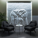 Барельеф ELEPHANTS варинант исполнения - 3 | Loft Concept в Твери