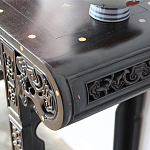 Черная резная консоль в Китайском стиле из массива Black Dragon Console варинант исполнения - 4 | Loft Concept в Твери