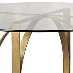 Стол обеденный круглый с основанием из 2-х пересекающихся колец Modern Geometric Silhouette варинант исполнения - 1 | Loft Concept в Твери