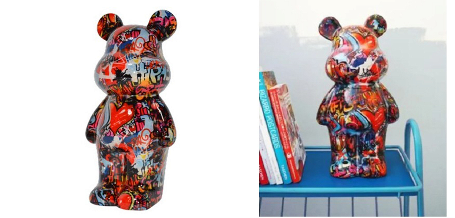 Статуэтка Graffiti Bear red Статуэтка Graffiti Bear red - Loft-Concept в Твери