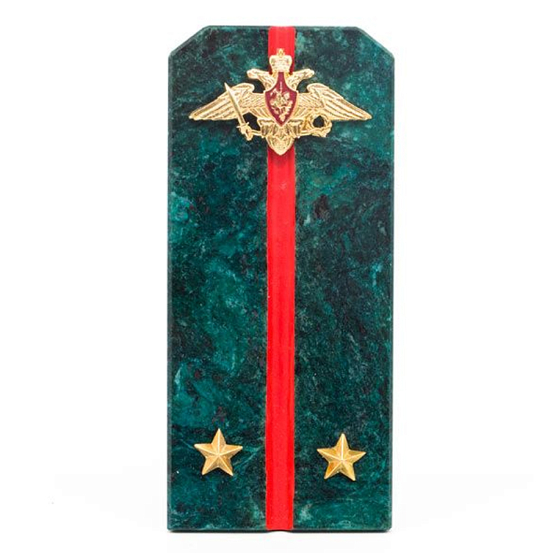 Сувенир Погон ВС из натурального камня змеевик Souvenir Epaulets Змеевик Красный Золотой Сувенир Погон ВС из натурального камня змеевик Souvenir Epaulets Змеевик Красный Золотой в Твери | Loft Concept