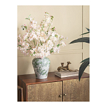 Ваза с зелеными цветочными и птичьими мотивами Vase Inspired by Nature варинант исполнения - 4 | Loft Concept в Твери