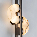 Бра  с фигурным мраморным рассеивателем Spiral of Warm Light варинант исполнения - 3 | Loft Concept в Твери