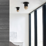 Потолочный светильник светодиодный с плафоном из натурального камня Purgatory варинант исполнения - 2 | Loft Concept в Твери