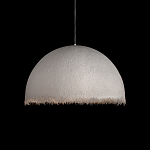 Подвесной светильник в форме купола белого цвета с ажурной бахромой Tactile Line варинант исполнения - 11 | Loft Concept в Твери