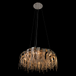 Люстра круглая подвесная с металлическими дугами и длинными цепочками 80 см Atlantis Chain варинант исполнения - 5 | Loft Concept в Твери
